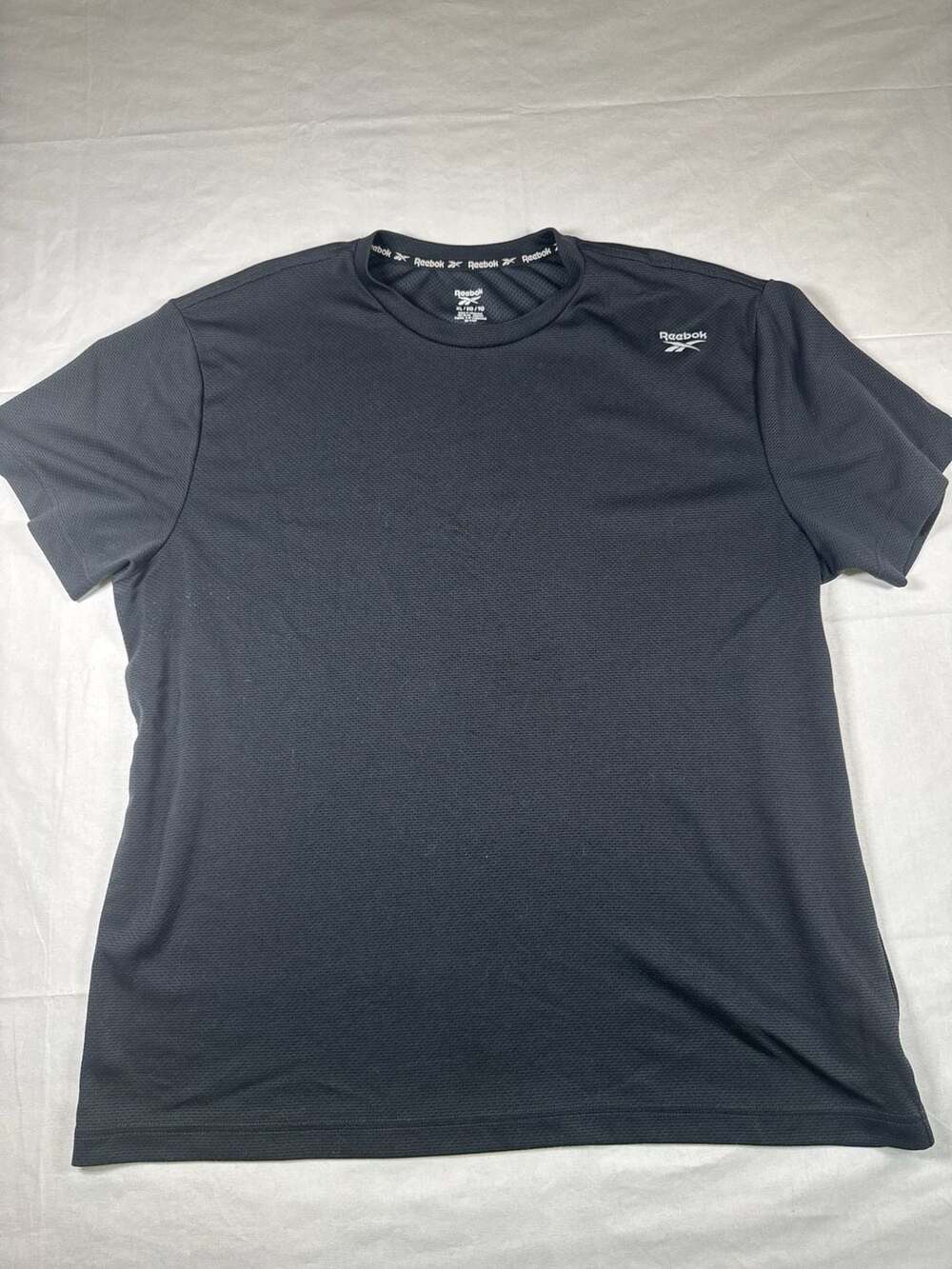 Reebok Men's Performance Short Sleeve Athletic T-Shirt Black Size XL